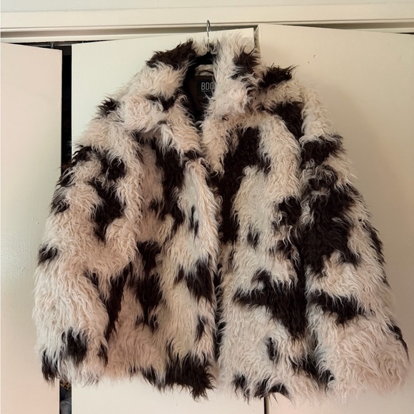 BDG Brown and Cream Teddy Jacket - Picture 2 of 3